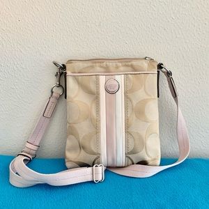 Coach crossbody logo bag